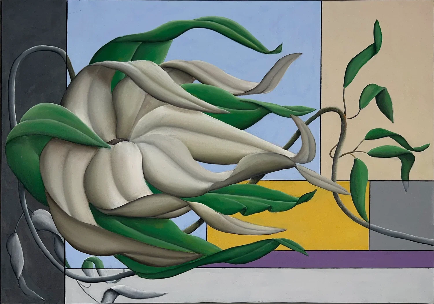 Painting 7 in the Nature vs Nature series